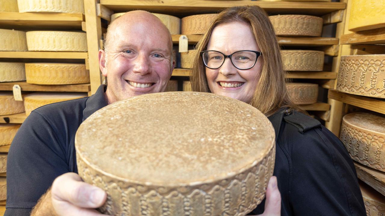 Kym and Joanne Masters from Section28 Artisan Cheeses. Picture Kelly barnes