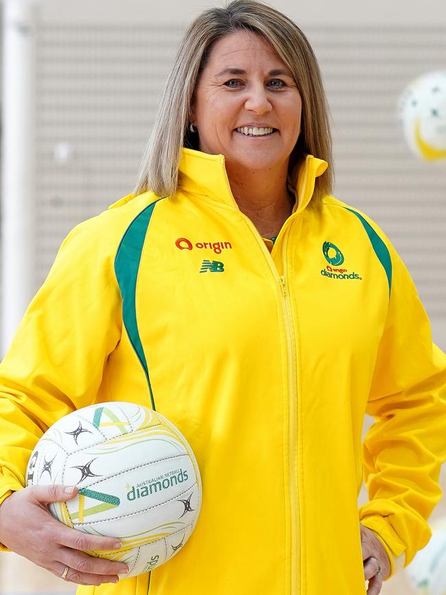 Marinkovich has made it clear Bueta was definitely not retired from the game. Picture: Netball Australia/ Lauren Morgan