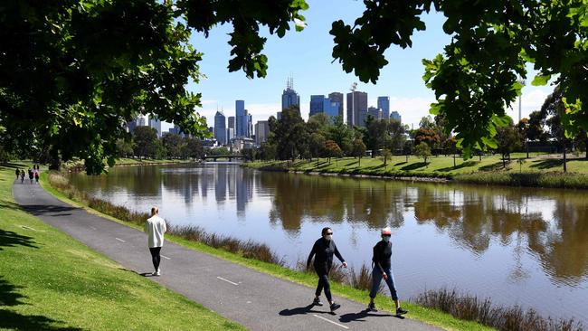 You won’t see weather like this until next Wednesday. Picture: William West/ AFP.