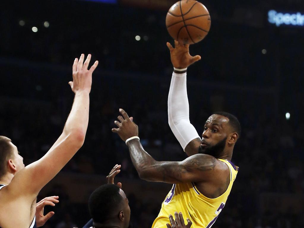 LeBron James was instrumental in the LA Lakers’ second win of the season.
