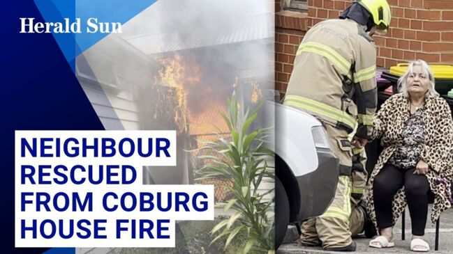 Firefighters rescue elderly woman from Coburg house fire