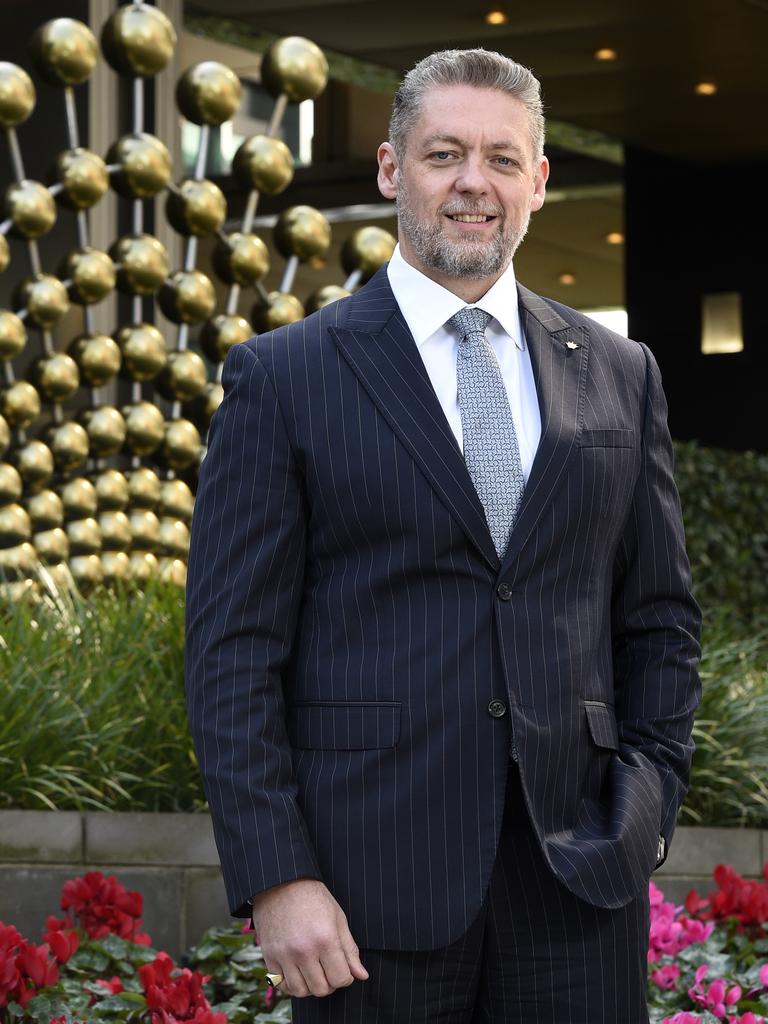 Crown Resort chief executive Ciaran Carruthers. Picture: Andrew Henshaw