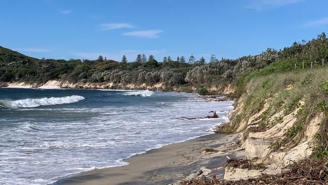 There has been major erosion at Byron Bay over the last few days.