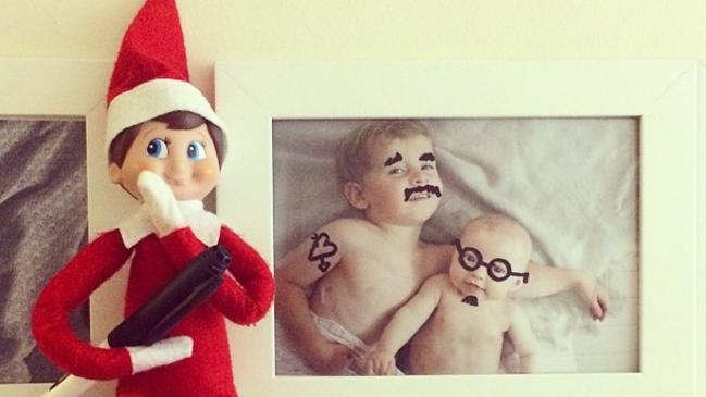 Elf got bored and decided to try his hand at some art. Photo: Erin Wackwitz