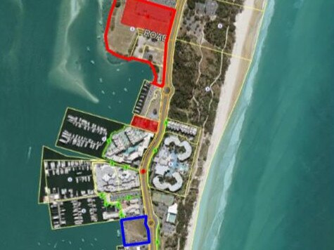 Three parcels of Crown land on The Spit on the Gold Coast