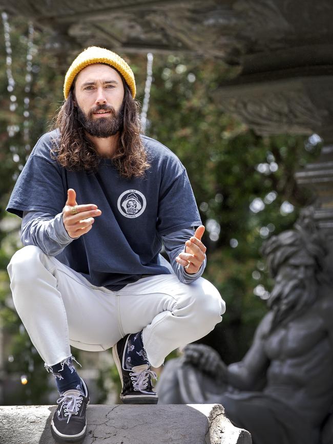 Party in the Paddock founder and creative director Jesse Higgs at Launceston. Picture: CHRIS KIDD