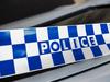 Manhunt underway after three men storm home with machete