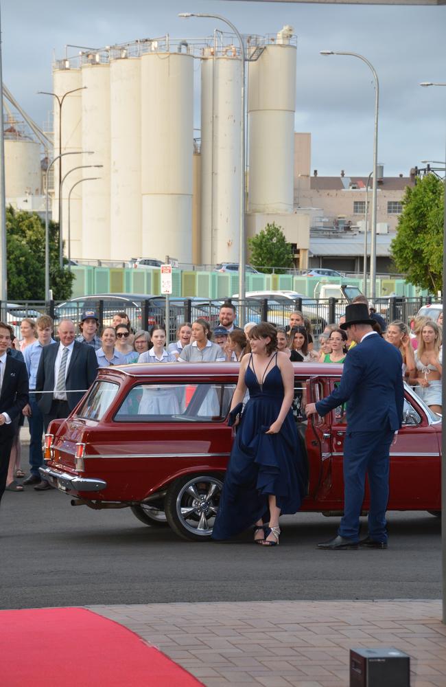 Toowoomba school formals. At the 2023 St Ursula's College formal is graduate Katie Lipp with her partner Cooper Schulz. Picture: Rhylea Millar