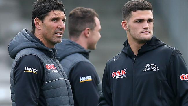 Panthers assistant Trent Barrett is in line to replace Dean Pay at the Bulldogs.