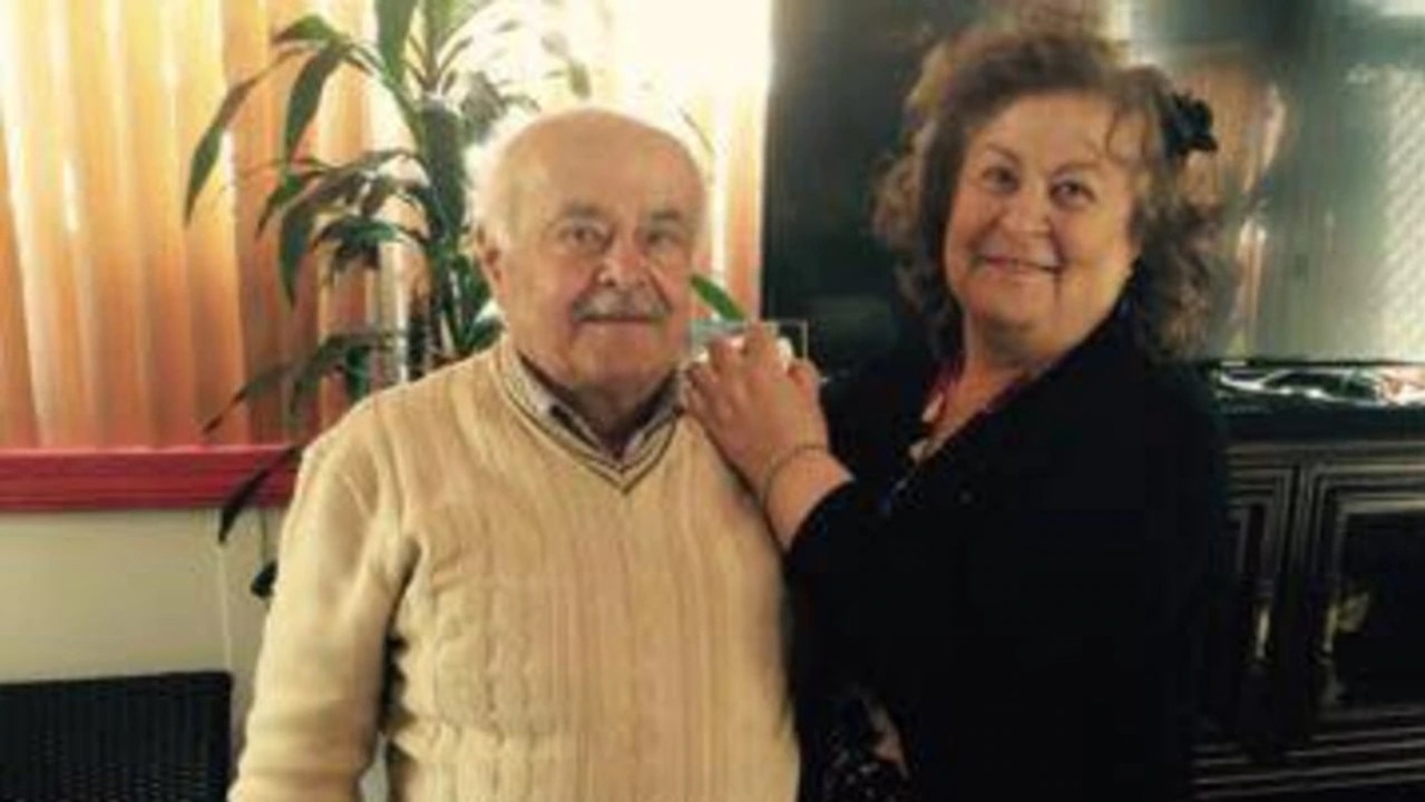 Joe Ziri, pictured with his late wife, was killed inside his western Sydney home on Wednesday. Picture: Facebook.