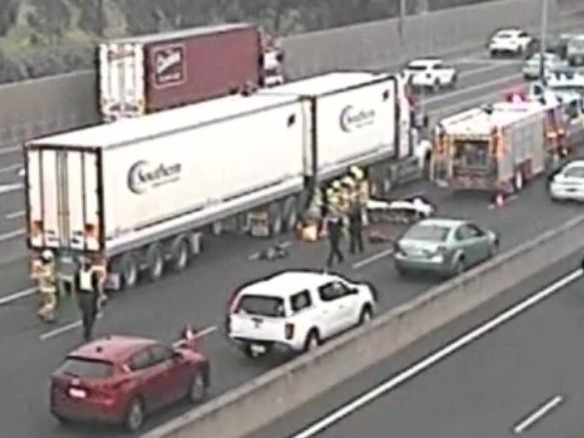 Significant delays building on the M80 Ring Road in both directions, following two separate collisions near the Calder Freeway.