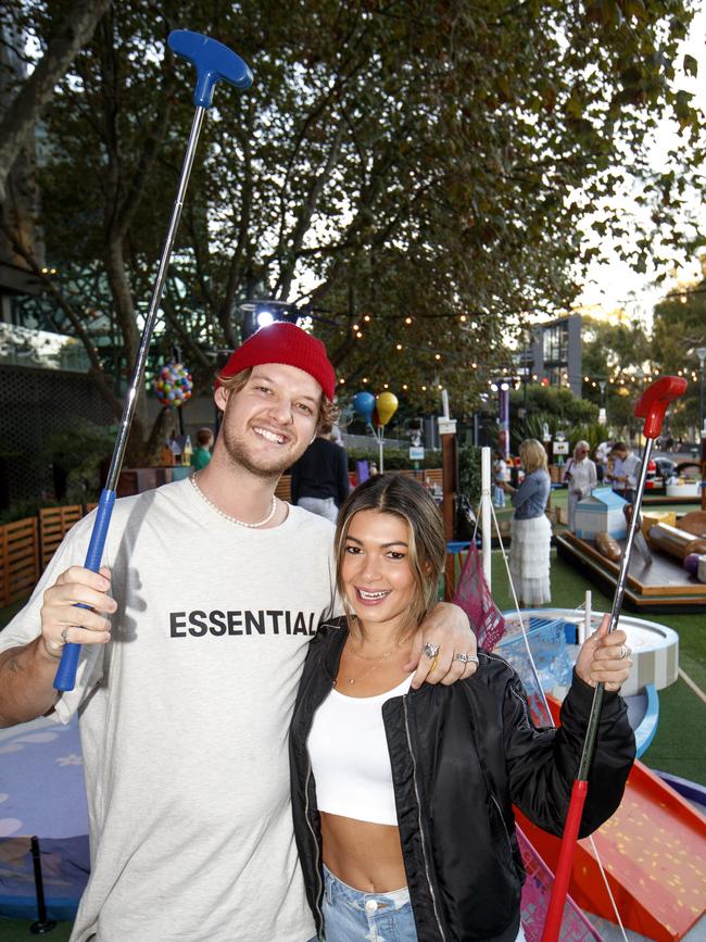 Jackson Brazier and Francoise Draschler. Picture: David Geraghty