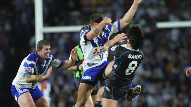 Fa’asuamaleaui grew up idolising former Bulldogs hit man Sonny Bill Williams. Picture: AAP Images.