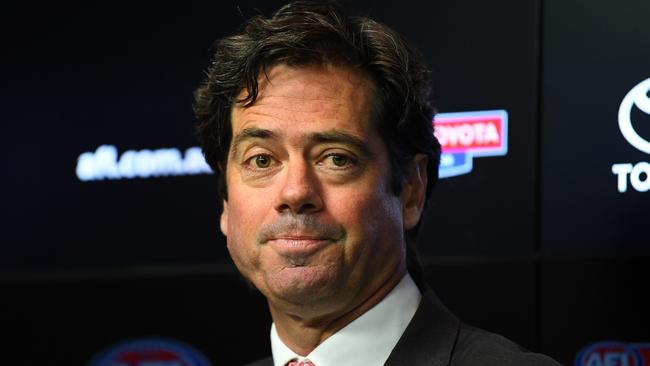 AFL CEO Gillon McLachlan on Monday. Picture: AAP