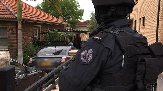 Police raid Betka’s Mount Lewis home in 2017. Picture: Australian Federal Police