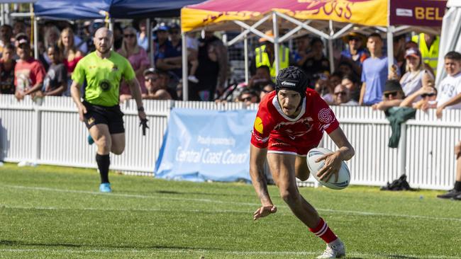 Men's Koori Knockout grand final, Walgett Aboriginal Connection vs Wiradjuri Aboriginal Rivers. Picture: Andrea Francolini