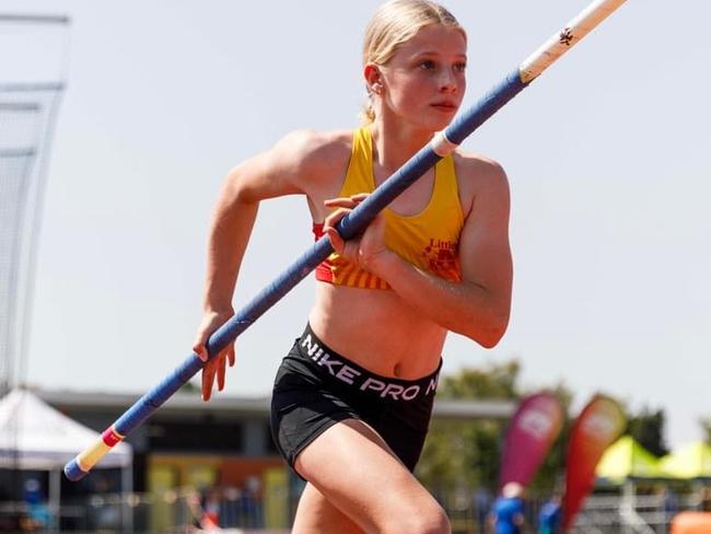 Liana Herrington competing for North Mackay at the NQ Championships. Picture: Supplied.