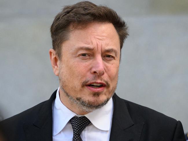 (FILES) X CEO Elon Musk leaves a US Senate bipartisan Artificial Intelligence (AI) Insight Forum at the US Capitol in Washington, DC, on September 13, 2023. The White House on November 17, 2023, condemned the owner of social media platform X and world's richest person Elon Musk for "abhorrent promotion" of anti-Semitism. Referring to a Musk post on X, formerly called Twitter, in which he endorsed an anti-Semitic conspiracy theory, White House spokesman Andrew Bates said it was "unacceptable" to repeat such a "hideous lie." (Photo by Mandel NGAN / AFP)