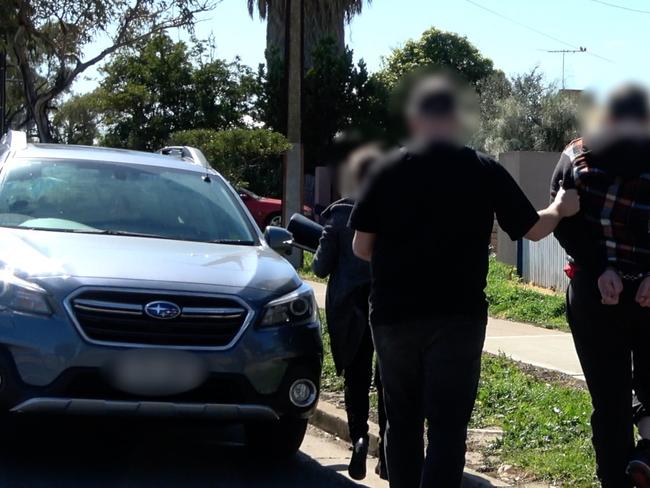 An arrest of an Adelaide man allegedly trying to meet a 14 year old girl. Picture: Australian Federal Police