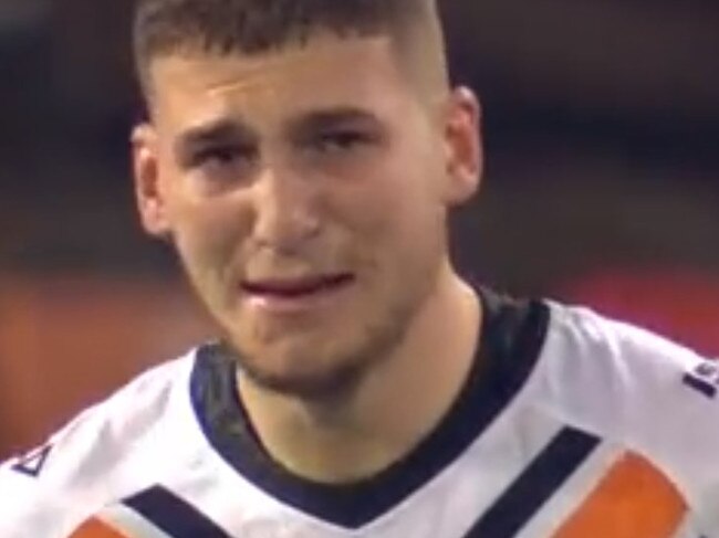 The emotions got the better of Adam Doueihi at fulltime.