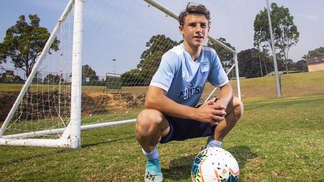 Sydney FC player teenager Adrian Segecic is a young footballer on the move.