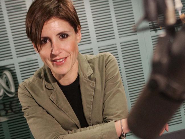 Journalist Emma Alberici at the ABC Radio studios in Ultimo, Sydney. Alberici is the first female correspondent with young children to get a prestigious posting to Europe replacing Rafael Epstein.