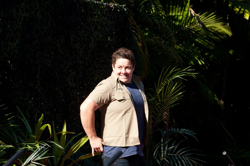 Bindi Irwin celebtrates her 14th birthday at Australia Zoo. Biggest Loser winner Margie Cummins meets Bindi Irwin. Photo:Warren Lynam / Sunshine Coast Daily. Picture: Warren Lynam