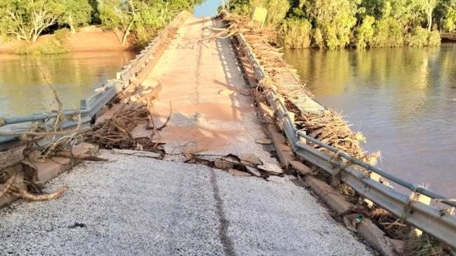 Damage to the Fitzroy Crossing bridge could take years to repair.