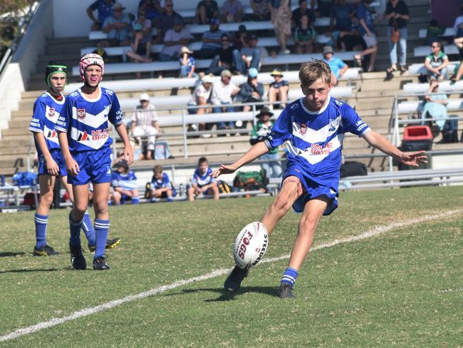 Rockhampton District Junior Rugby League CQ Club Challenge, under-13, Norths Knights versus Springsure, Browne Park, June 24, 2023.