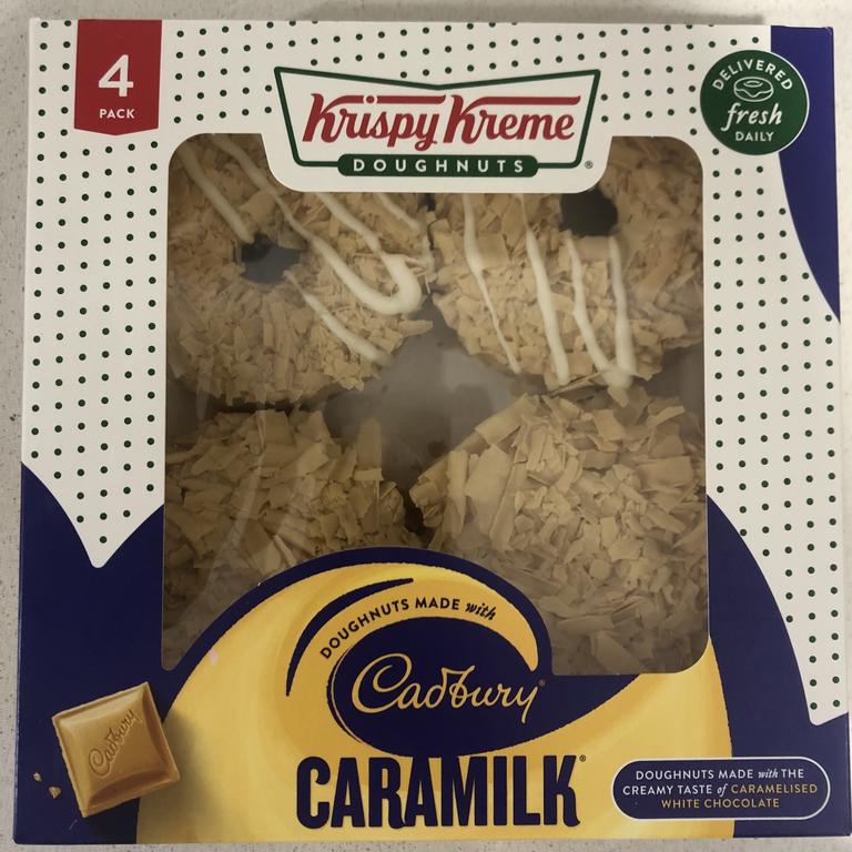 Krispy Kreme ordered a whopping 16 tonnes of Caramilk to make the doughnuts.