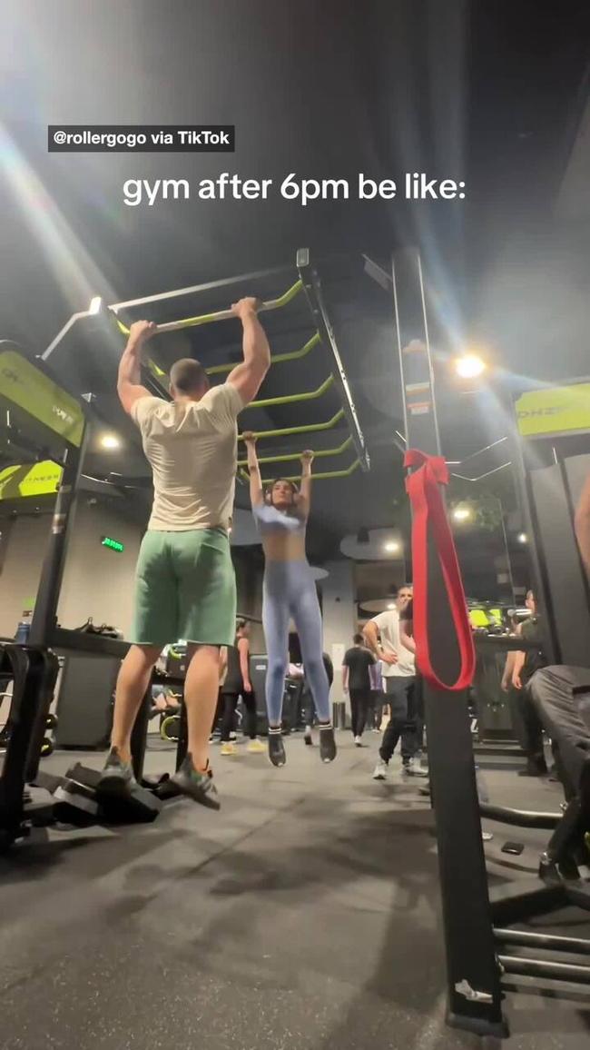 This is why women can't go to the gym after 6pm