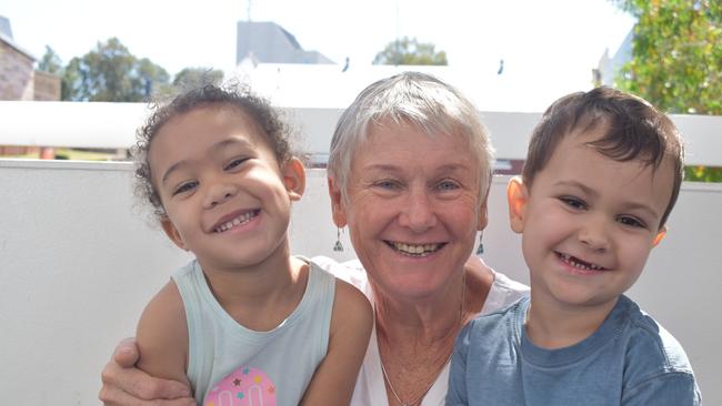 Grace Nolan, Jan Nolan and Aedan Nolan at Madagascar A Musical Adventure Jr. presented by Fusion Arts Inc and Ipswich Civic Centre. Photo: Georgie Walker