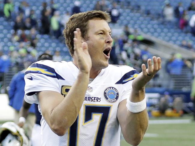 Los Angeles Chargers quarterback Philip Rivers. Picture: AP Photo