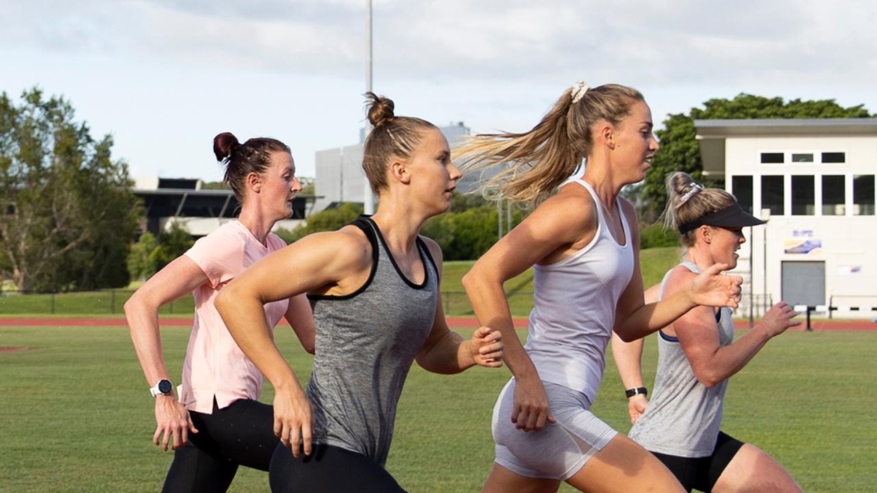 The Sunshine Coast Lightning squad get back into training ahead of the 2021 Super Netball series.