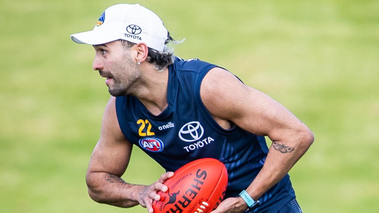 Izak Rankine on the training track. Picture: Tom Huntley