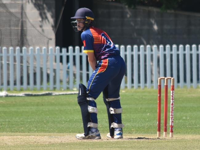 Hugh Taylor faces up to bat. Picture: Sean Teuma