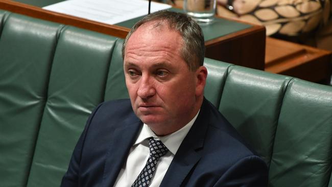 Barnaby Joyce’s relationship with a staffer may have caused him problems, but the idea legislating against similar situations is heavy-handed and insulting. (Pic: Mick Tsikas/AAP)