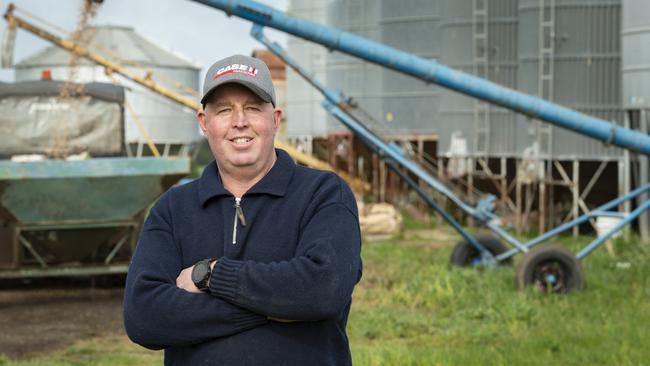 Scott Young, Ferleigh Park operator and VFF livestock group president said cheaper lamb at the supermarket could help ease a backlog of animals waiting to be processed. Picture: Zoe Phillips