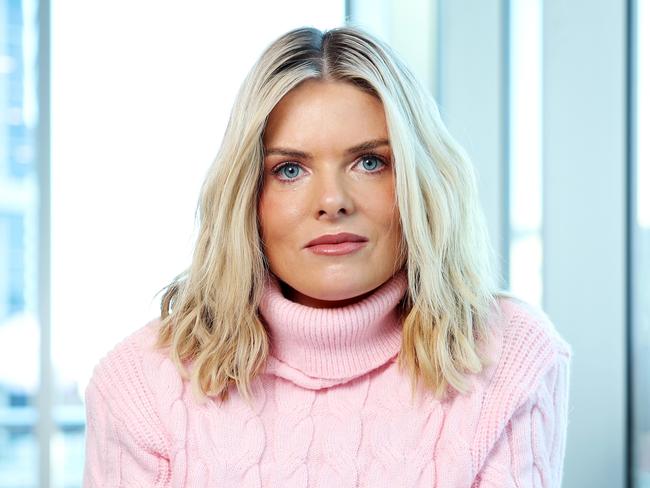 WEEKEND TELEGRAPH. JULY 18, 2024.Pictured at the Today FM offices in Sydney today is Erin Molan, for a story on Domestic Violence. Picture: Tim Hunter.