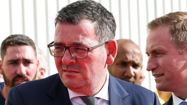 Former premier of Victoria Daniel Andrews has been keeping busy. Picture: AFP