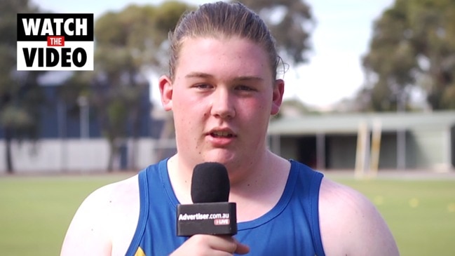 Northern Districts Athletics Club hammer thrower Jett Carlin