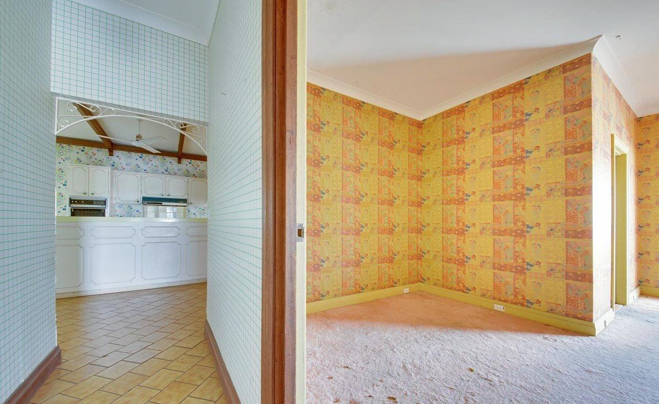 The interior of the mansion built in 1972 on Hidden Valley Rd, which sold for $1.7m in December. Picture: Contributed