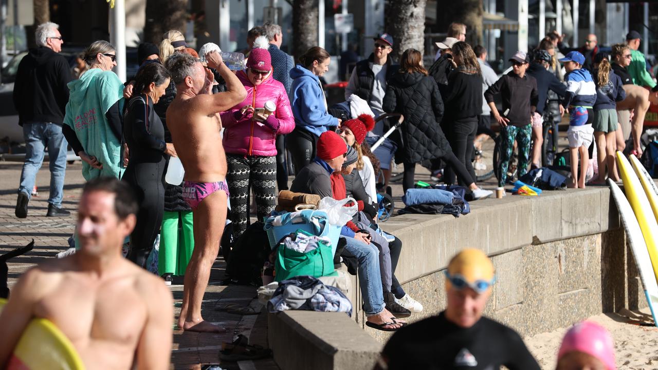 Manly Beach, on Sydney’s northern beaches, on Thursday. Picture: Tim Hunter.