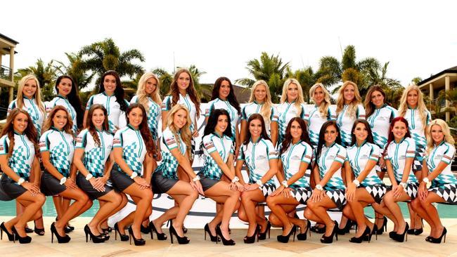 24 Miss V8 Supercars National Finalists from NZ and Australia strut their stuff at the Mercure Resort, Carrara. Picture: Kit Wise