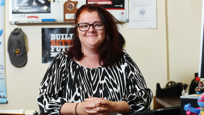 Portrait shots of Erina Early in her office at United voice.