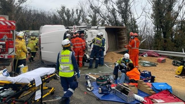 Emergency services were met with a devastating scene at Mt Tomah.