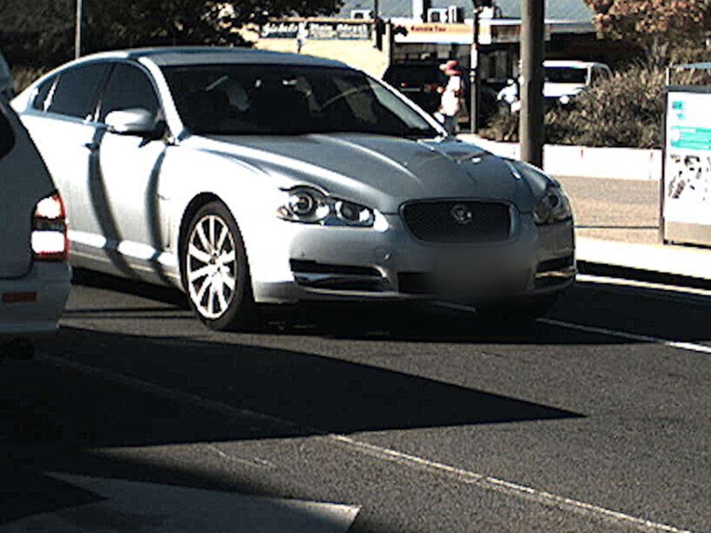 Police have released images of a silver Jaguar as they continue to investigate the death of a 52-year-old man earlier this week. Picture: QPS