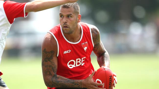 Lance Franklin was enjoying an excellent pre-season until he suffered an injury setback. Picture. Phil Hillyard