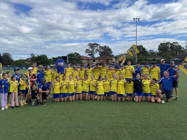 Belrose-Terrey Hills Raiders won the U13 girls and U14 boys Champion of Champions grand finals. Picture: Katrina May