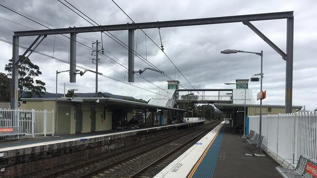 The horror incident began at North Wollongong train station.